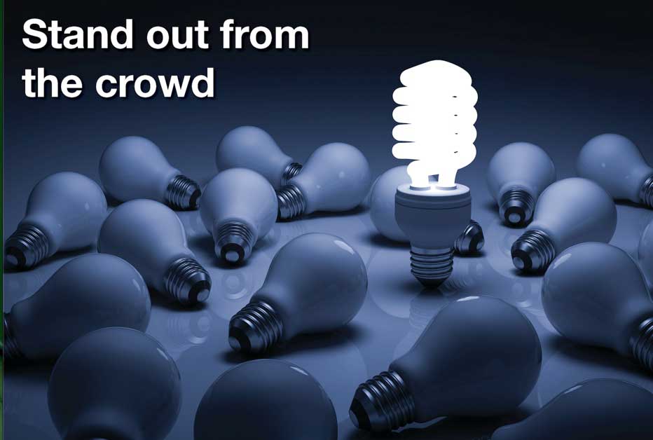 Stand out from the crowd